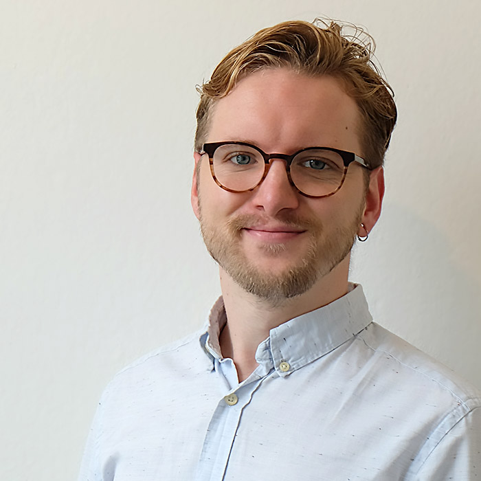 Portrait Studentische Hilfskraft Dominik Laur